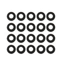 Kayak Deck Loops Tie Down Pad Eyes and Rivets - Bungee Fishing All Accessories Hardware Kit