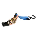 1700lbs Heavy Duty Ratchet Tie Down Strap 14.8ft x 1 Inch for Boat/Truck/Trailer/Vehicle/Bike/Cargo/Motorcycle