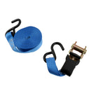 1700lbs Heavy Duty Ratchet Tie Down Strap 14.8ft x 1 Inch for Boat/Truck/Trailer/Vehicle/Bike/Cargo/Motorcycle