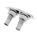 5 inch / 125mm 316 Stainless Steel Flush Mount Pop Up / Pull Up / Retractable Cleat for Dock Boat Marine