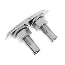 5 inch / 125mm 316 Stainless Steel Flush Mount Pop Up / Pull Up / Retractable Cleat for Dock Boat Marine