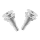 2 Pieces 5/8'' Plastic Thru-Hull Bilge Pump And Aerator Hose Fitting For Boat