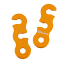 Ultralight Cord Adjuster Tent Wind Rope Cord Fastener Rope Tensioners for Outdoor Hiking Camping Tent Accessory Pack of 10PCS Gold S
