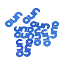 Ultralight Cord Adjuster Tent Wind Rope Cord Fastener Rope Tensioners for Outdoor Hiking Camping Tent Accessory Pack of 10PCS Blue S