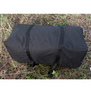 Black XXL 180L Large Capacity Waterproof Outdoor Camping Travel 1000D Oxford Cloth Duffle Bag Rucksack 110 x 40 x 40cm