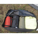 Black XXL 180L Large Capacity Waterproof Outdoor Camping Travel 1000D Oxford Cloth Duffle Bag Rucksack 110 x 40 x 40cm