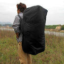 Black XXL 180L Large Capacity Waterproof Outdoor Camping Travel 1000D Oxford Cloth Duffle Bag Rucksack 110 x 40 x 40cm