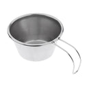 30ml Food Grade Stainless Steel Tea Wine Mug Cup for Camping Hiking Travel Easy to Carry