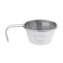 30ml Food Grade Stainless Steel Tea Wine Mug Cup for Camping Hiking Travel Easy to Carry