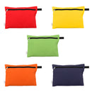 8.66 x 11.4" Travel Zipper Stuff Sack Camping Clothes Gadgets Accessories Storage Bag with Hanging Loop - Random Color