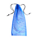 Blue Large Scuba Diving Mesh Bag for Beach Travel Snorkeling Surf Swim Dive Sports Mask Glasses Tube Fins Flippers Gear Equipment Storage