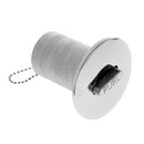 50mm 2'' High Polished Marine Grade 316 Stainless Steel Boat Deck Filler - Petrol/Fuel/Gas/Water/Diesel - Tank Deck Fill Cap