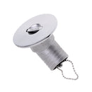 Boat Fuel Gas Diesel Deck Filler 1-1/2'' 38mm Marine Grade Stainless Steel Angled Fill