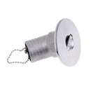 Boat Fuel Gas Diesel Deck Filler 1-1/2'' 38mm Marine Grade Stainless Steel Angled Fill