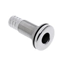 Premium 316 Stainless Steel Boat Thru Hull Fitting Drain Scupper Plumbing Hose Barb for Marine Boat Yacht