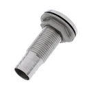 Premium 316 Stainless Steel Boat Thru Hull Fitting Drain Scupper Plumbing Hose Barb for Marine Boat Yacht