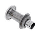 Premium 316 Stainless Steel Boat Thru Hull Fitting Drain Scupper Plumbing Hose Barb for Marine Boat Yacht