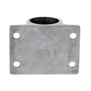 High Polished Stainless Steel Boat Hand Rail Fitting 1'' 25mm Rectangle Base