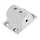 High Polished Stainless Steel Boat Hand Rail Fitting 1'' 25mm Rectangle Base