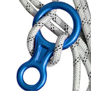 2 Pieces Figure 8 Descender Rappel Gear Downhill Ring For Climbing Belaying