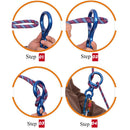 2 Pieces Figure 8 Descender Rappel Gear Downhill Ring For Climbing Belaying