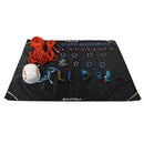 Waterproof Outdoor Rock Climbing Tree Arborist Caving Rope Cord Gear Equipment Ground Sheet Tarp Mat Quick Deploy Bag & Carry Straps