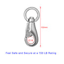 1 Set Strong Durable Hammock Chair Hanging Kit Ceiling Mount Plate Swivel Hook Hardware 500LB