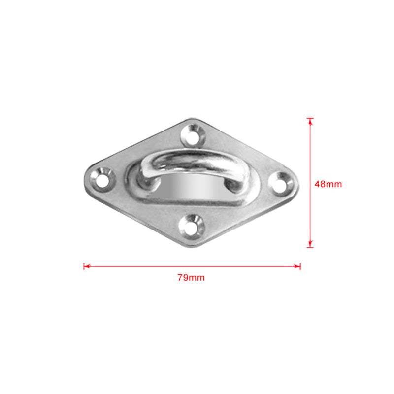 1 Set Strong Durable Hammock Chair Hanging Kit Ceiling Mount Plate Swivel Hook Hardware 500LB