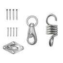 1 Set Strong Durable Hammock Chair Hanging Kit Ceiling Mount Plate Swivel Hook Hardware 500LB