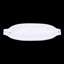 Heavy Duty Anti-UV White PVC Marine Yacht Boat Fender Bumper Dock Shield Protection Deflated 16.5" x 4.33"