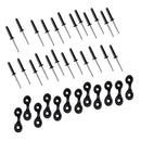 12 Kayak Pad Eyes & 24 Tri Rivets For Kayak Boat Fishing Rigging Bungee Kit