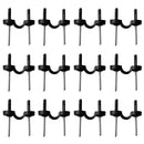 12 Kayak Pad Eyes & 24 Tri Rivets For Kayak Boat Bungee Deck Loops Tie Down