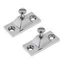 Heavy Duty Marine Stainless Steel Boat Deck Hinge Bimini Top Cover Fitting Accessories with Two Holes