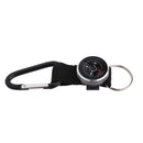 Outdoor Climbing D-Ring Carabiner Spring Snap Clip Hook Compass Key Ring