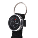 Outdoor Climbing D-Ring Carabiner Spring Snap Clip Hook Compass Key Ring