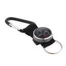 Outdoor Climbing D-Ring Carabiner Spring Snap Clip Hook Compass Key Ring