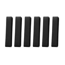6 Pieces Standard Plastic 2" Scuba Diving Dive Weight Belt Strap Clip Slider Keeper Retainer