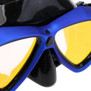 Adult Swimming Swim Diving Scuba Mask Anti UV Electro Plating Color Lens Snorkeling Goggles For GoPro