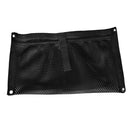 Durable Black Nylon Marine Boat Yacht Kayak Canoe Dinghy Gear Accessories Beer Tackle Box Storage Mesh Bag Side Pouch Organizer 12" x 7"