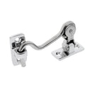 4.25" Marine Boat Gate Door Cabin Hook & Eye Latch - 316 Marine Stainless Steel