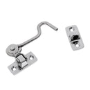 4.25" Marine Boat Gate Door Cabin Hook & Eye Latch - 316 Marine Stainless Steel