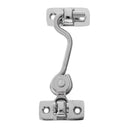 4.25" Marine Boat Gate Door Cabin Hook & Eye Latch - 316 Marine Stainless Steel