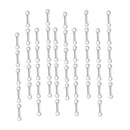 50 Pieces White Nylon Kayak Canoe Deck Loops Tie Down Pad Eye Accessories