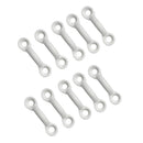 10 Pieces White Nylon Kayak Canoe Deck Loops Tie Down Pad Eye Accessories