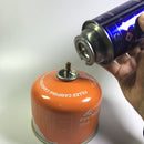 2pcs Copper Refill Adapter with Seal Ring for Outdoor Camping Stove Cylinder Tank Gas Bottle