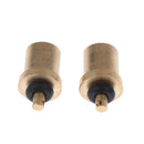 2pcs Copper Refill Adapter with Seal Ring for Outdoor Camping Stove Cylinder Tank Gas Bottle
