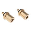 2pcs Copper Refill Adapter with Seal Ring for Outdoor Camping Stove Cylinder Tank Gas Bottle