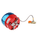Outdoor Portable Folding 4000BTU Butane Gas Stove Burner with Lotus-shaped Unfold Windshield & Carry Pouch Hiking Picnic
