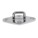 Heavy Duty Boat Diamond Pad Eye Hook Plate - Marine Grade 316 Stainless Steel