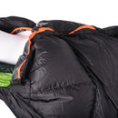 Outdoor Camping Winter Down Under Quilt Sleeping Bag For Hammock Backpacking